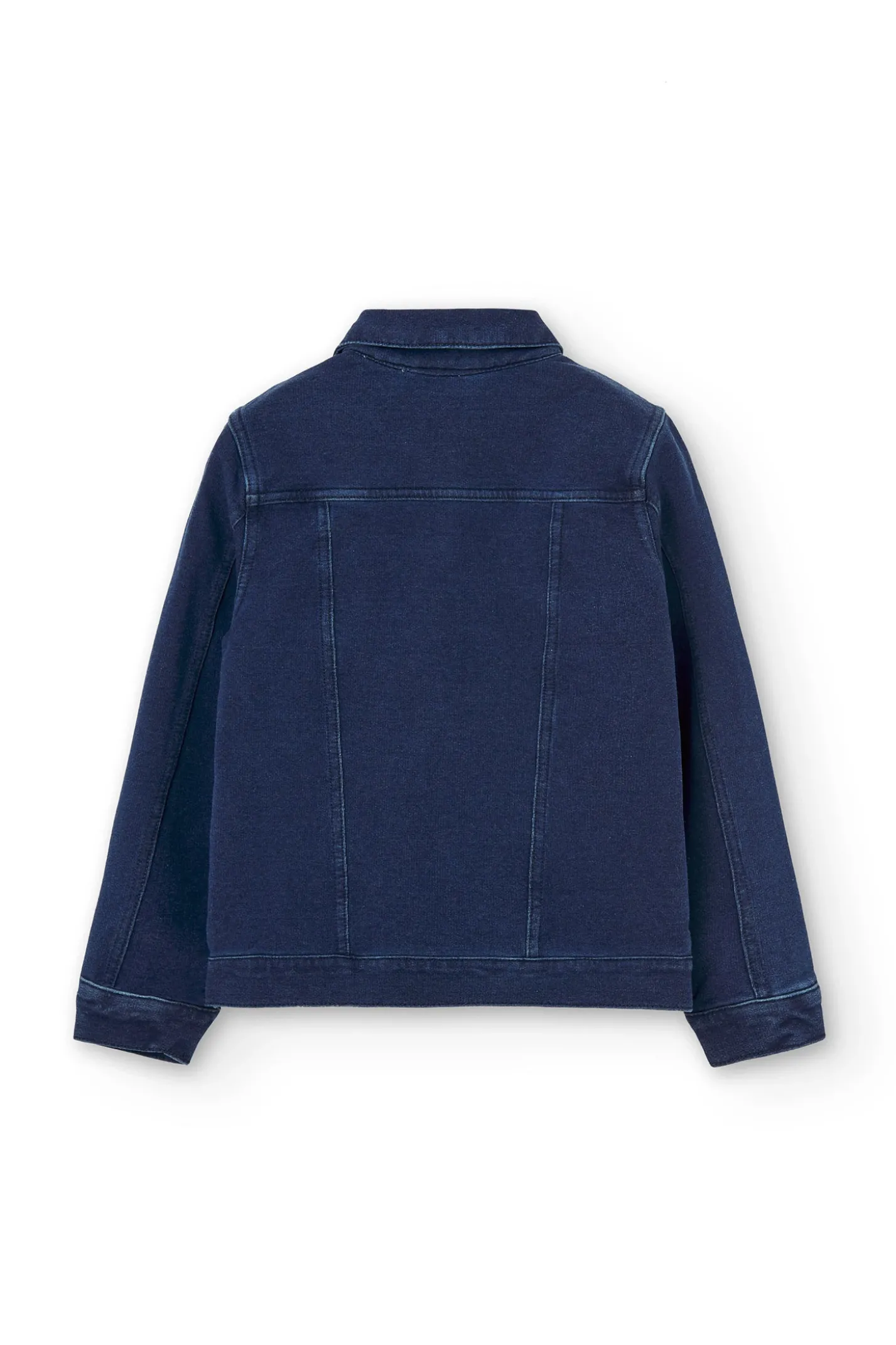 Giubbotto felpato denim unisex