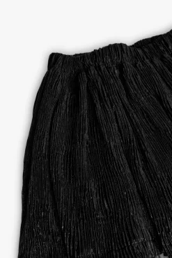 Gonna in maglia per bambina di colore nero