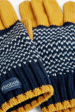 Guanti jacquard per ragazzo
