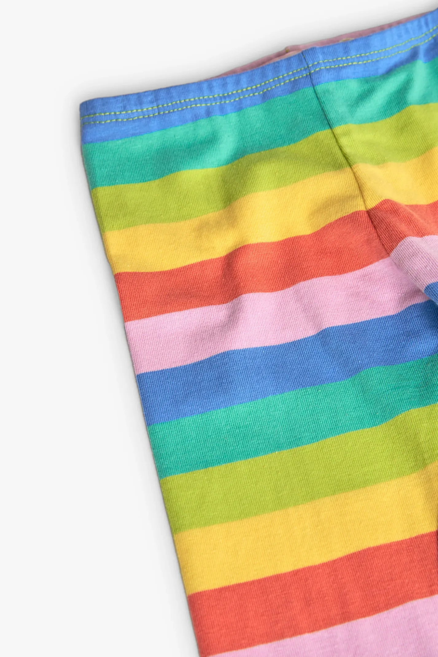Leggings in maglia per bambina con stampa multicolore