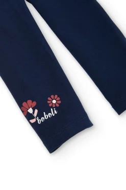 Leggings jersey elastico per bimba