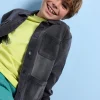 Maglietta a maglia per bambino di colore verde con stampa