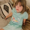 Maglietta a maglia per bambina in colore verde