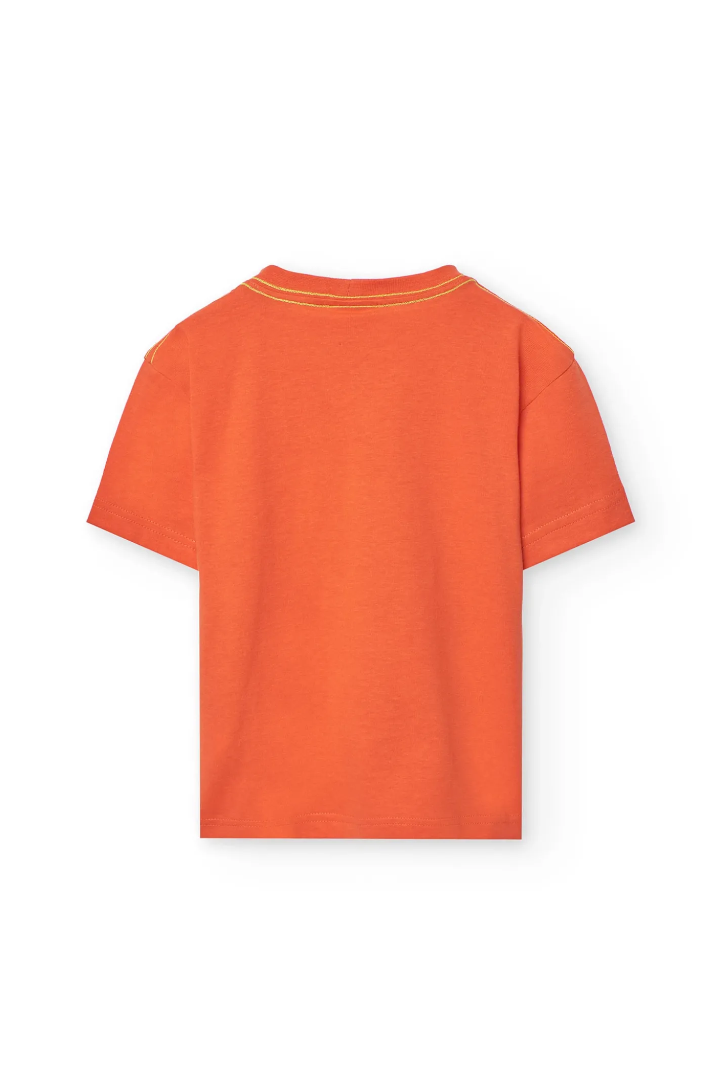 Maglietta a maglia per bambino di colore arancione