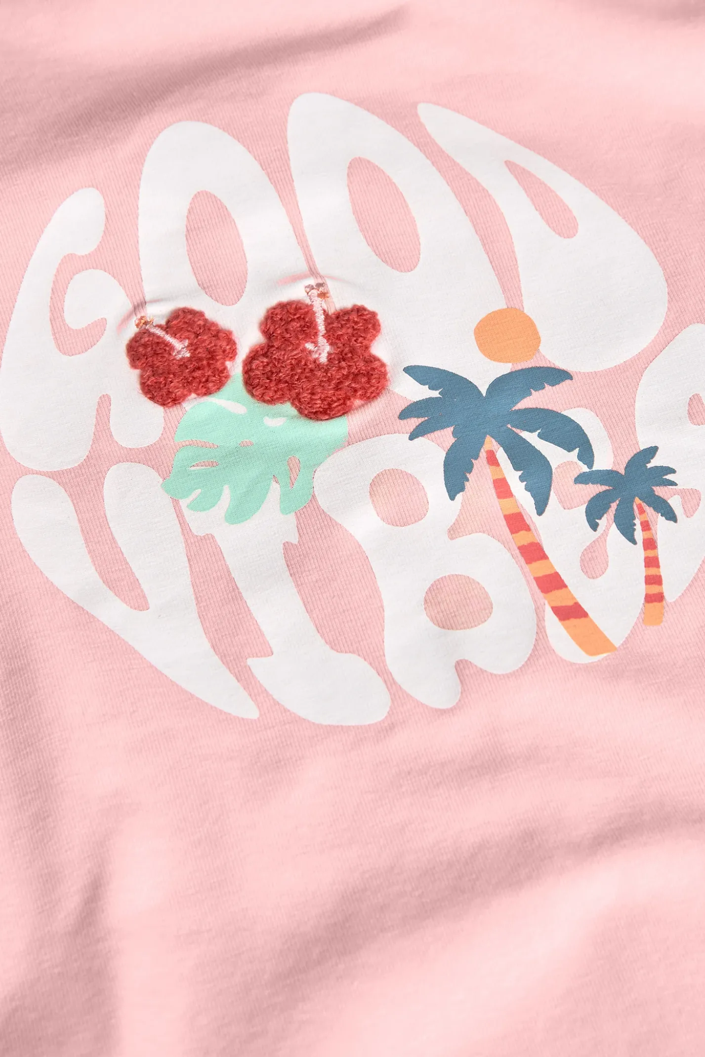 Maglietta a maglia per bambina in colore rosa