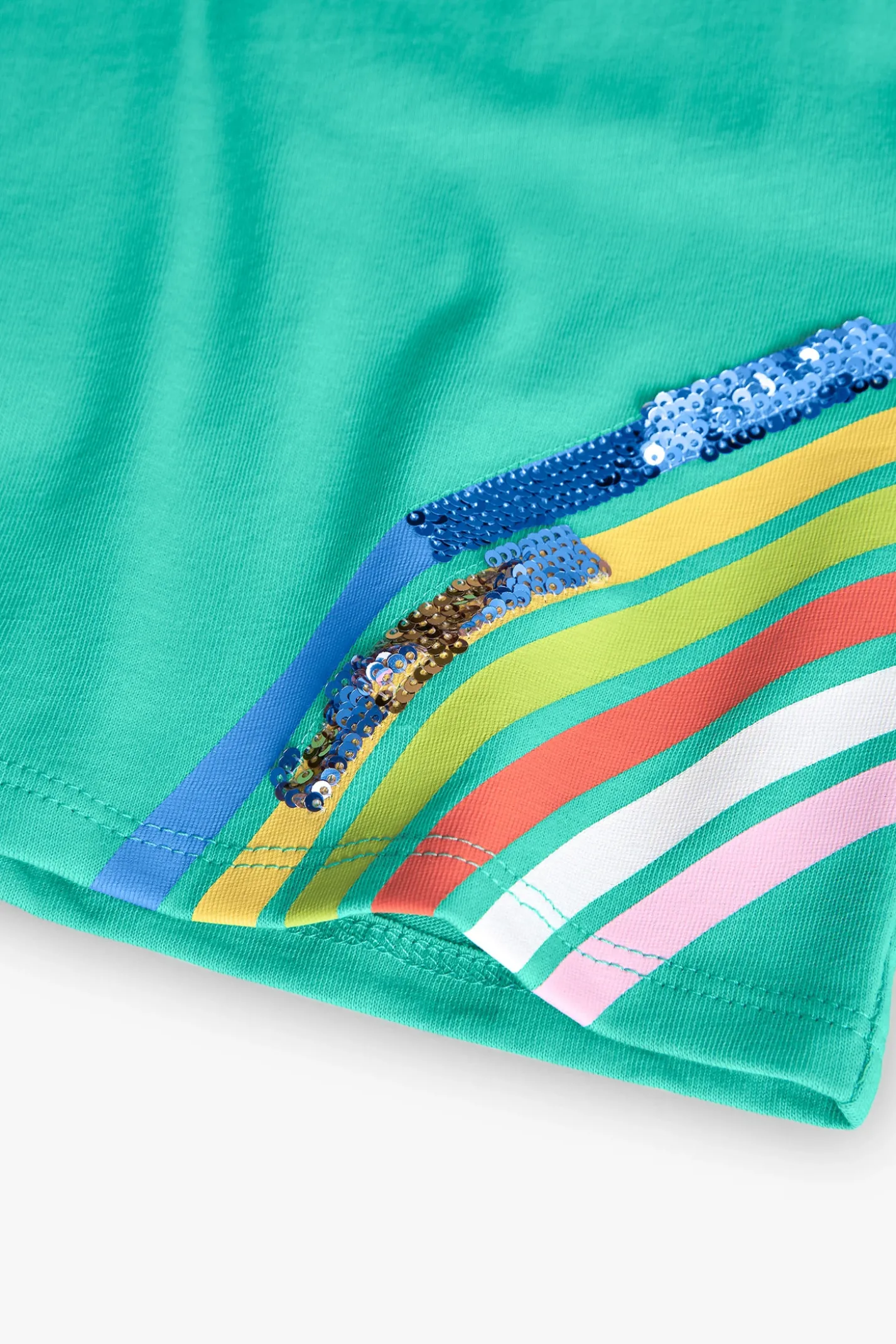 Maglietta a maglia per bambina in verde