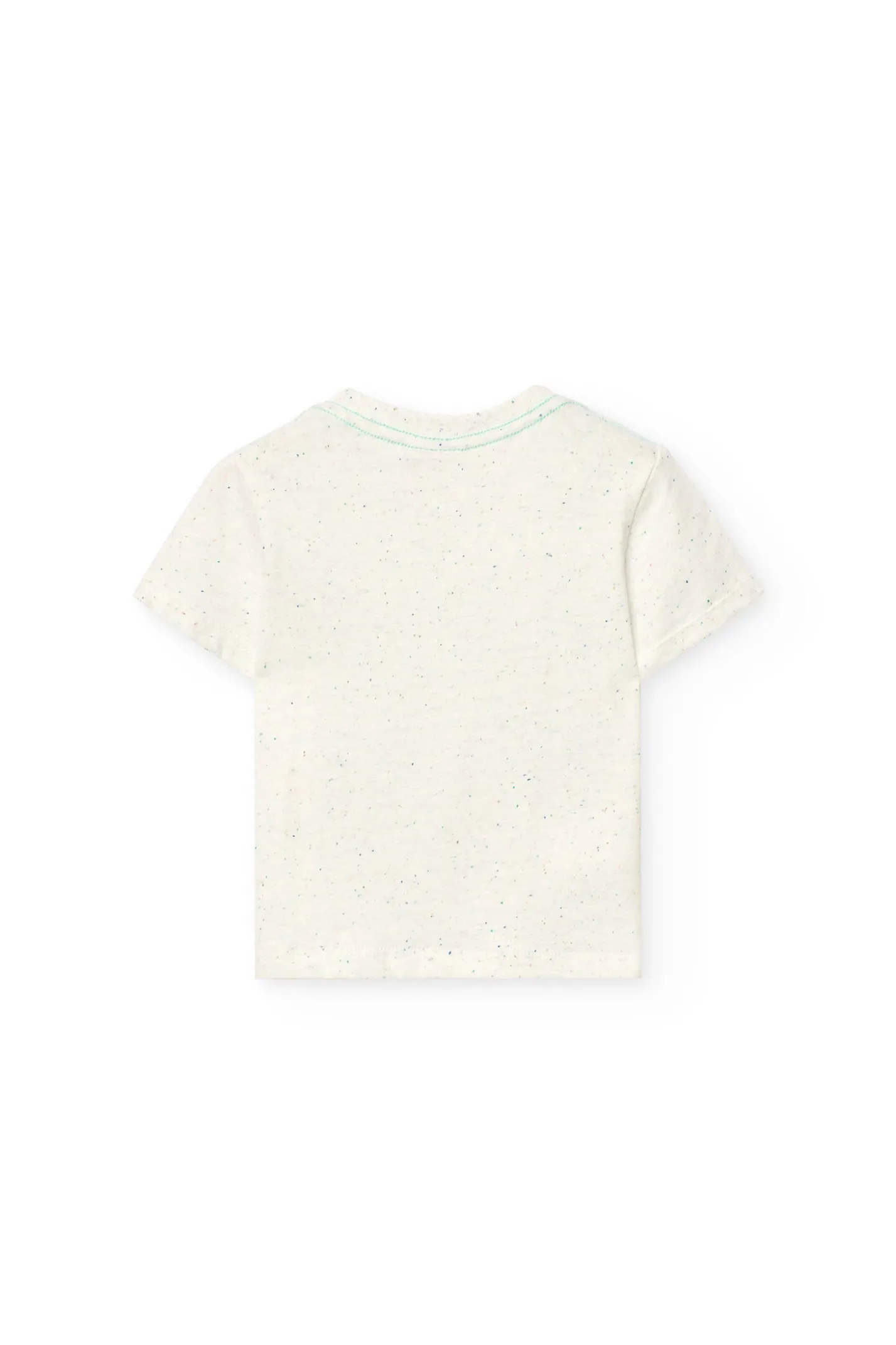 Maglietta a maglia per neonato in bianco