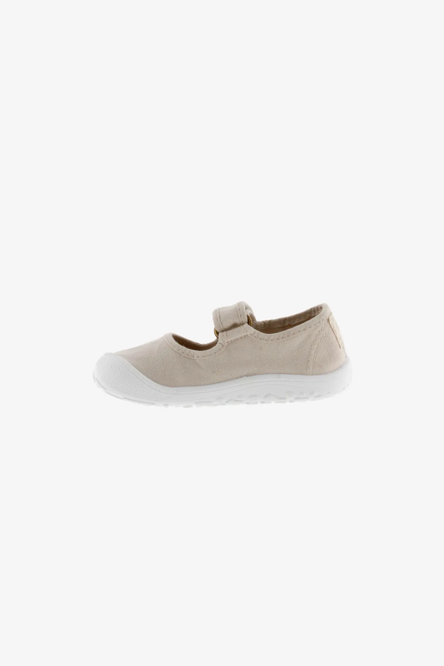 Mercedes Bosco barefoot in tela color ghiaccio