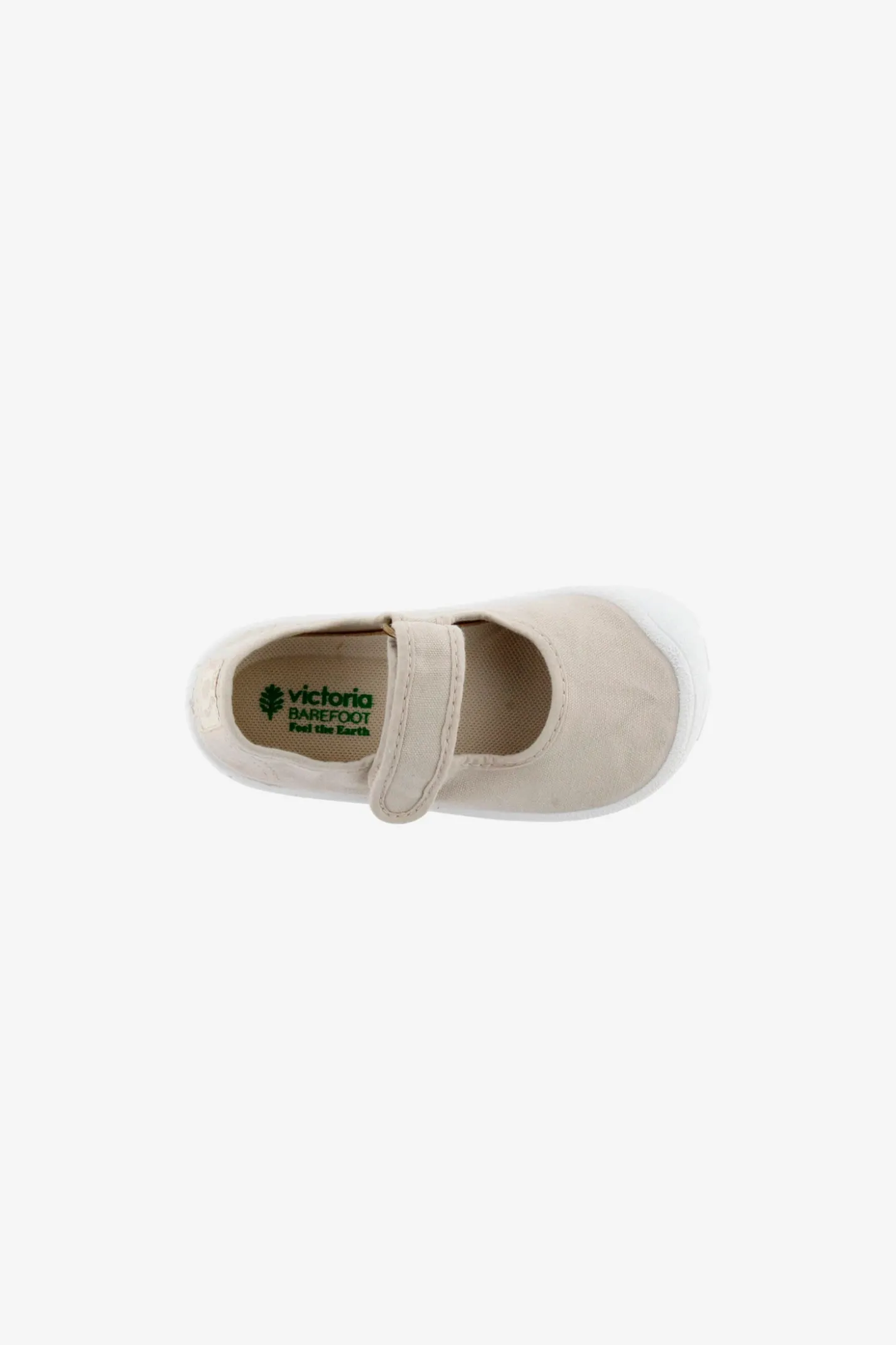 Mercedes Bosco barefoot in tela color ghiaccio