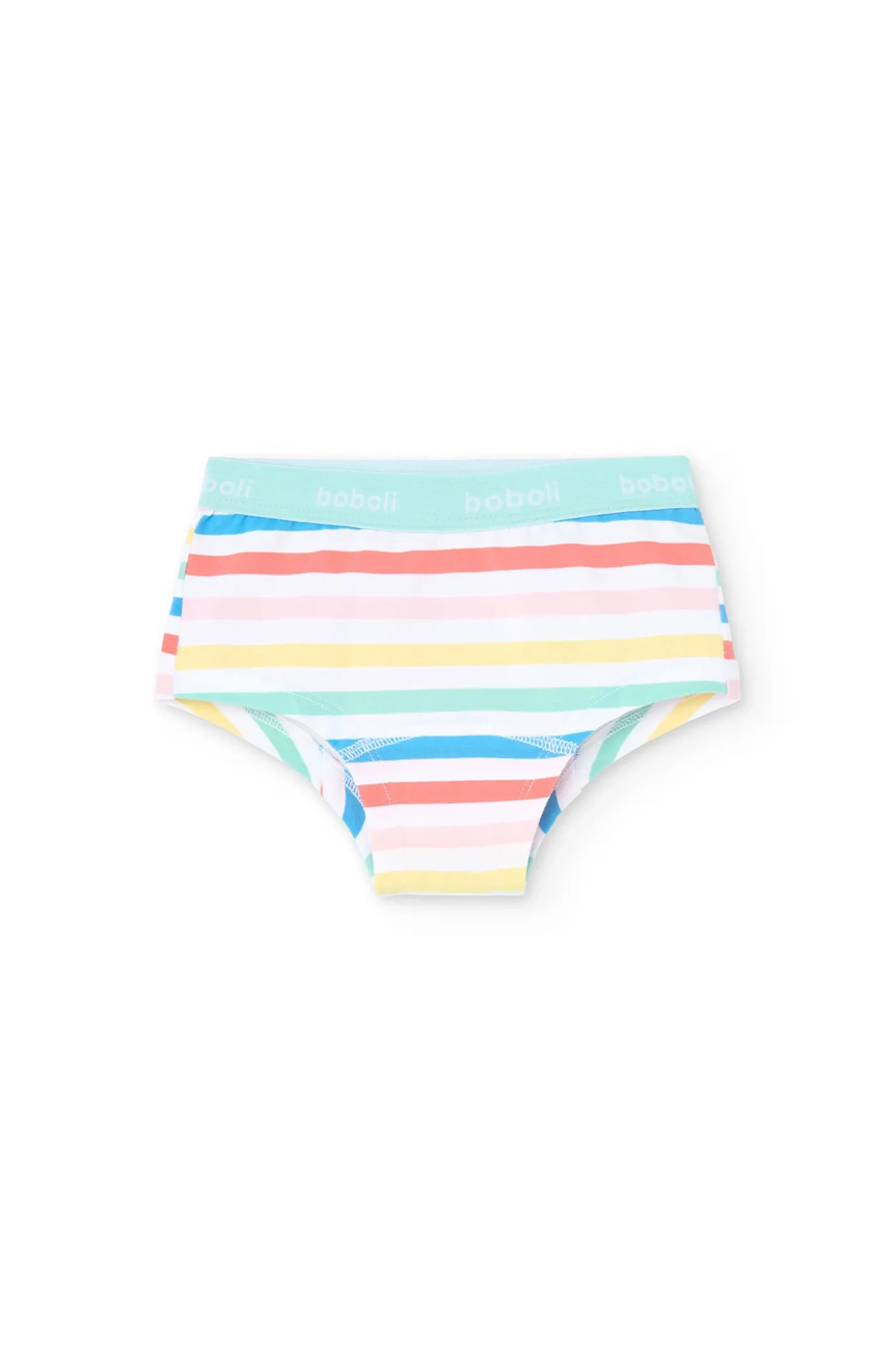 Pacco di 3 mutandine in maglia per bambina con stampa colorata