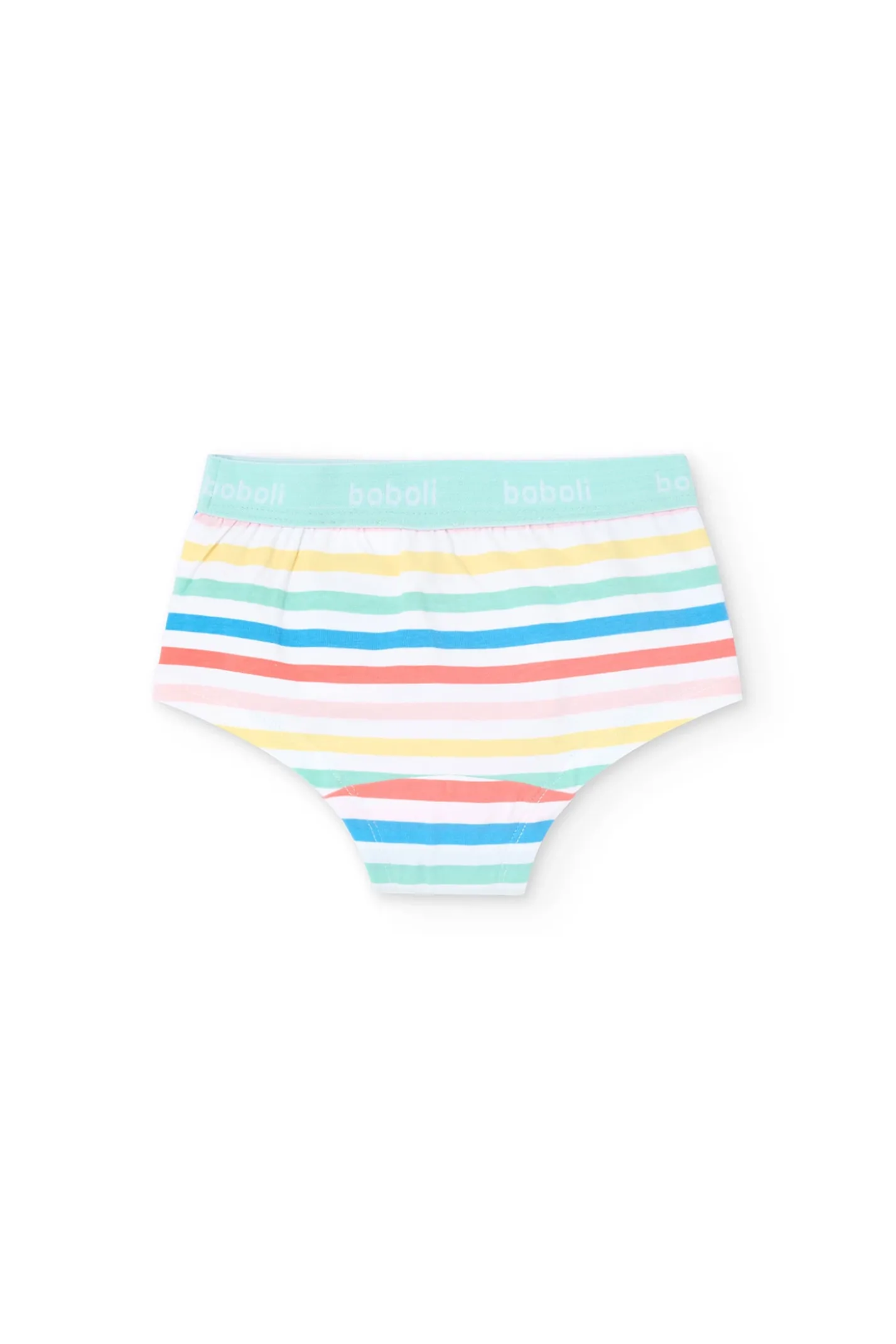 Pacco di 3 mutandine in maglia per bambina con stampa colorata