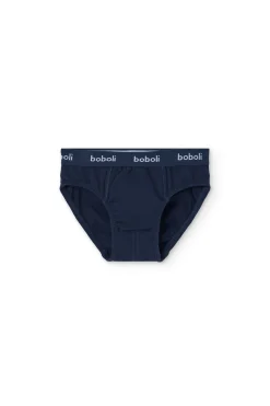 Pacco di mutande a maglia per bambino di colore giallo