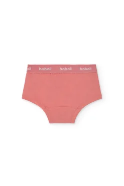 Pacco di slip in maglia per bambina con stampa