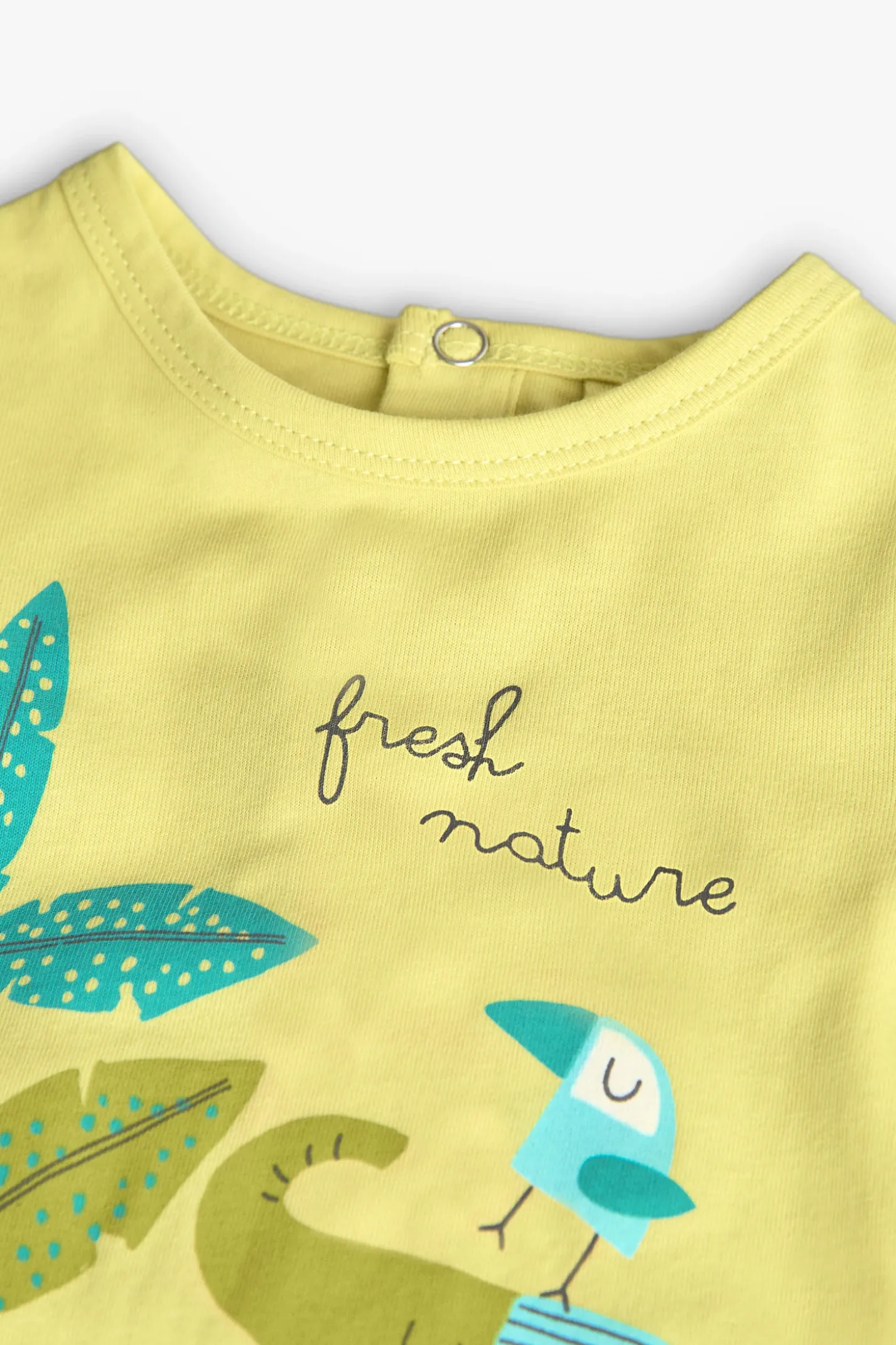 Pagliaccetto lavorato a maglia per neonato di colore verde