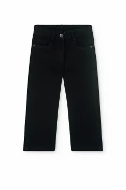 Pantalón denim elástico de niña -BCI