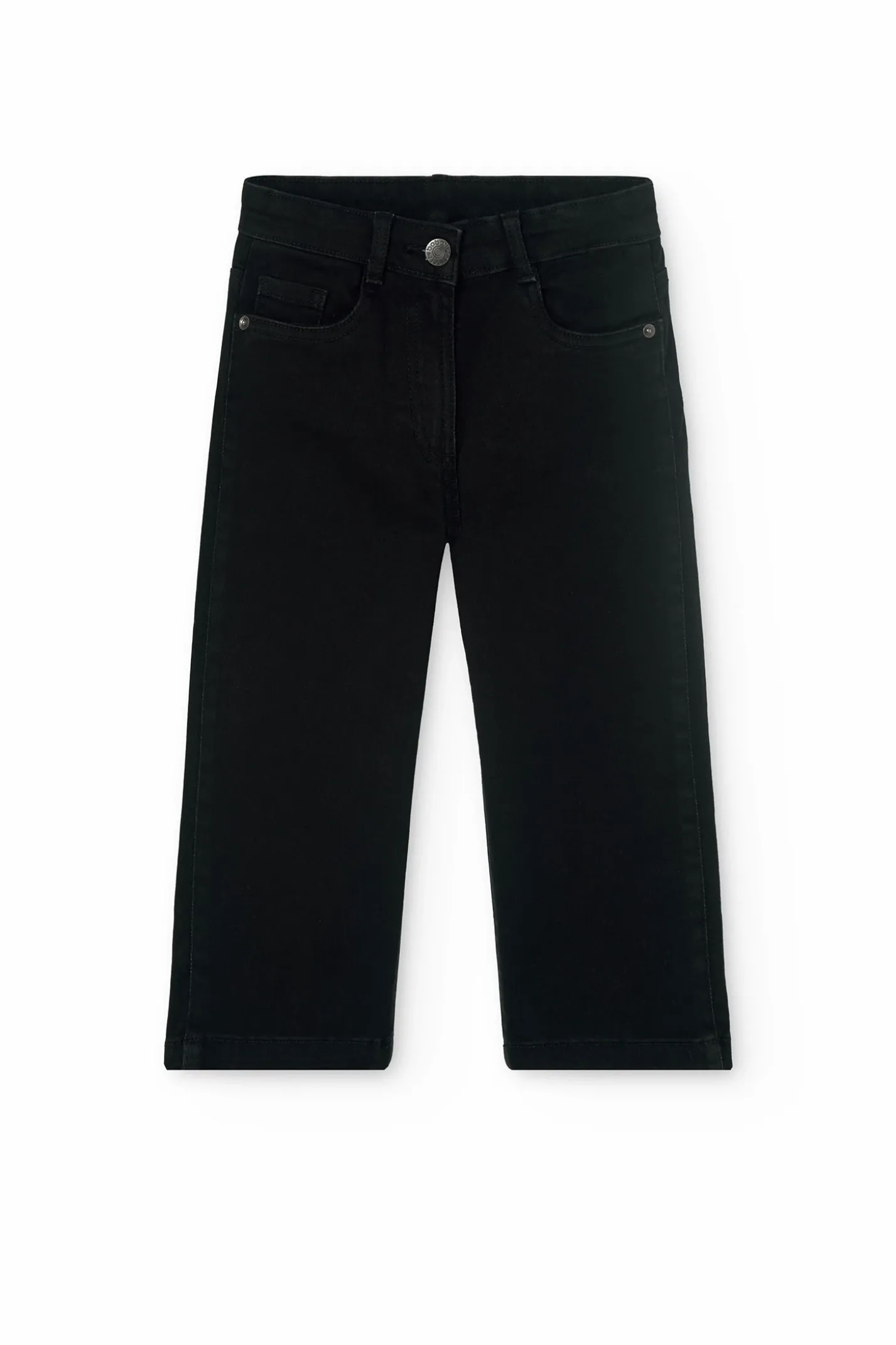 Pantalón denim elástico de niña -BCI