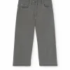 Pantalón denim elástico de niña -BCI