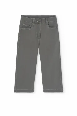 Pantalón denim elástico de niña -BCI