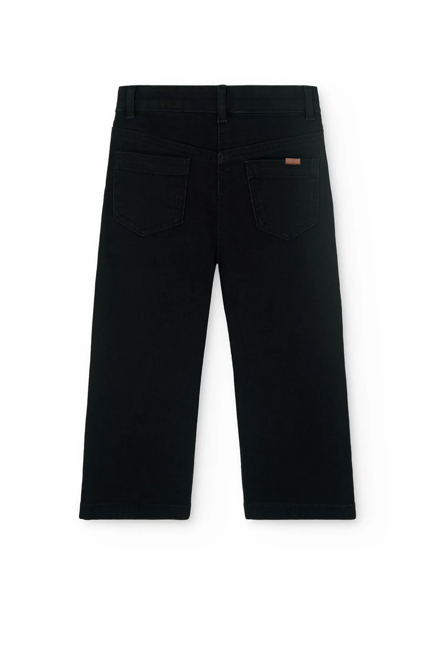 Pantalón denim elástico de niña -BCI
