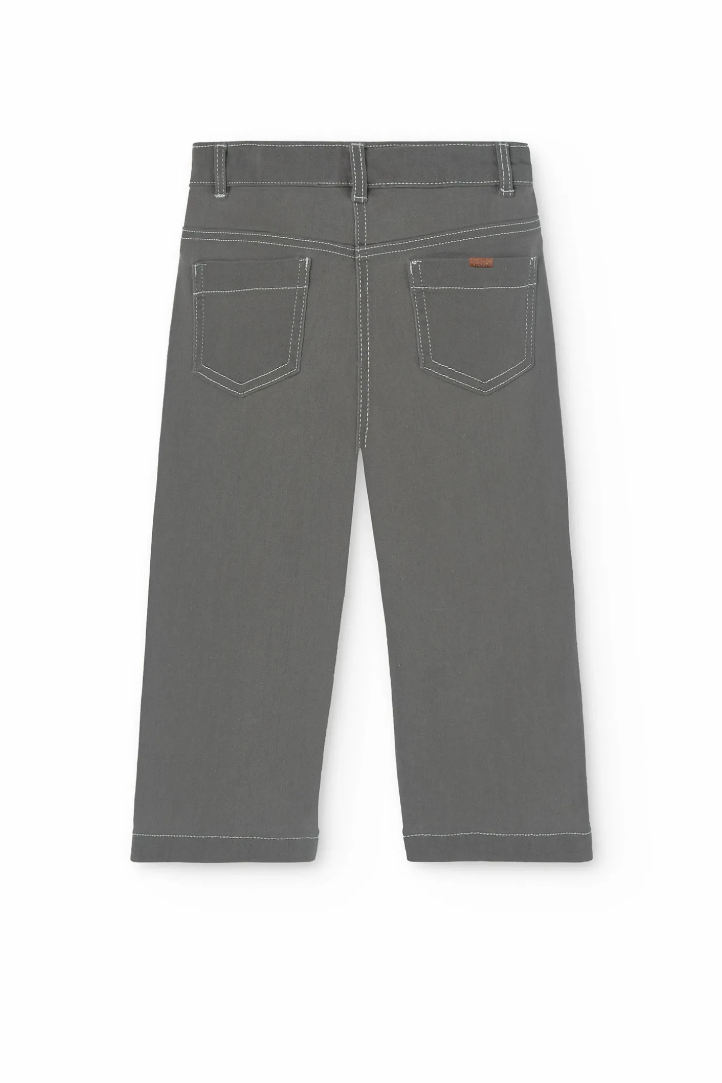 Pantalón denim elástico de niña -BCI