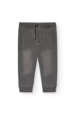 Pantalón felpa denim de bebé niño -BCI