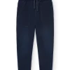 Pantalón felpa denim de niño -BCI