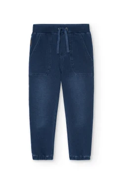 Pantalón felpa denim de niño -BCI