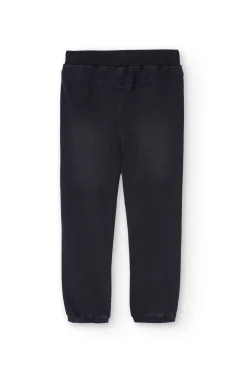Pantalón felpa denim de niño -BCI