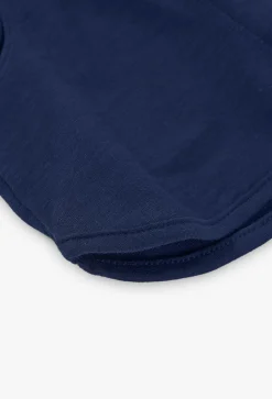 Pantaloncini in felpa per bebè in blu navy