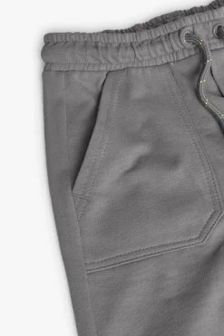 Pantalone jogger in felpa per bambino di colore grigio
