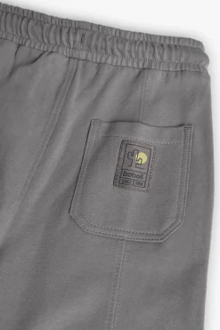 Pantalone jogger in felpa per bambino di colore grigio