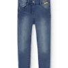 Pantaloni denim elastico per ragazza