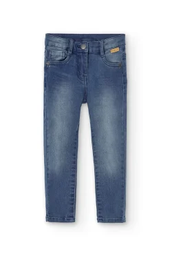 Pantaloni denim elastico per ragazza