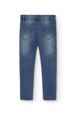 Pantaloni denim elastico per ragazza