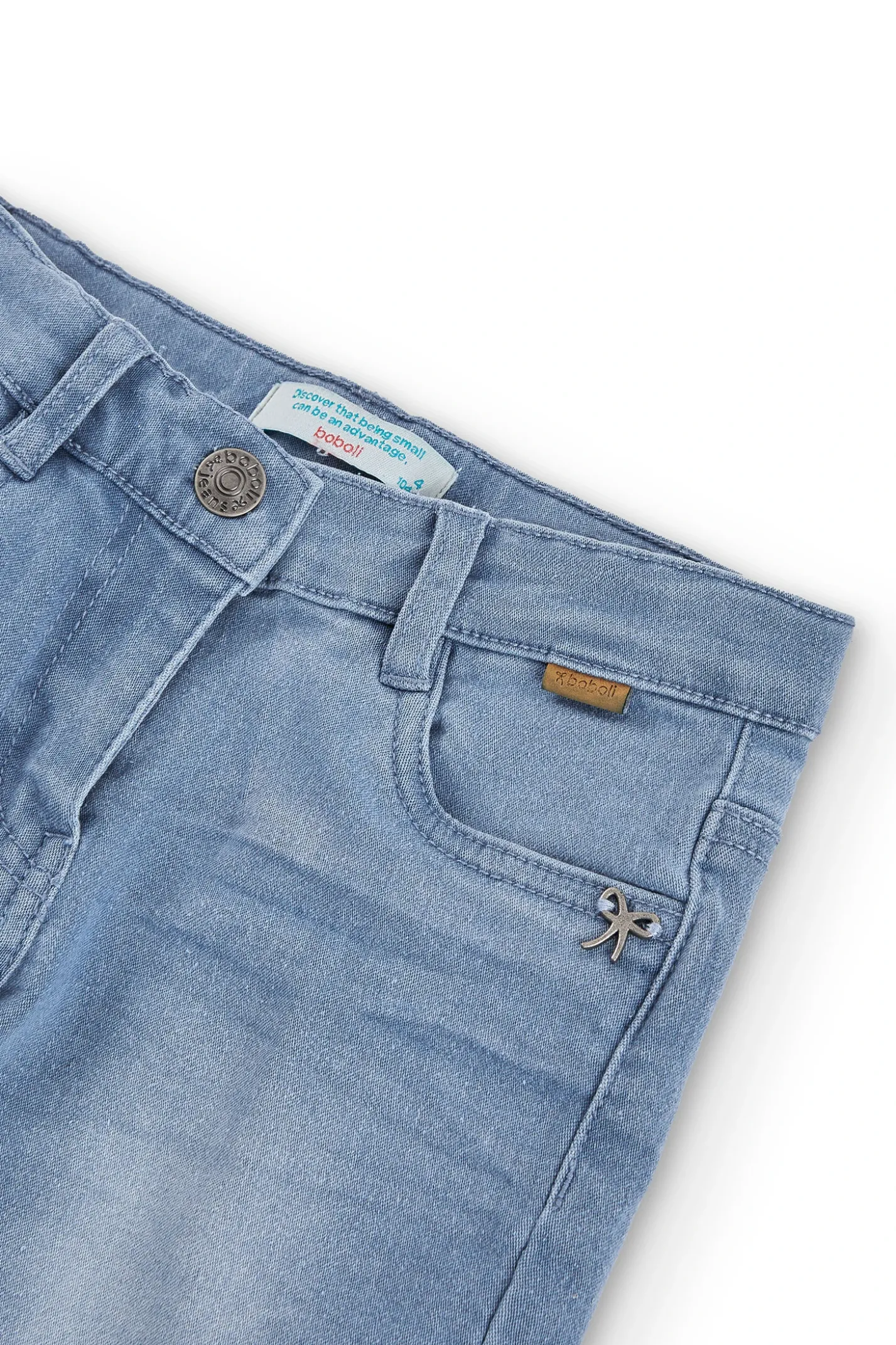 Pantaloni denim elastico per ragazza
