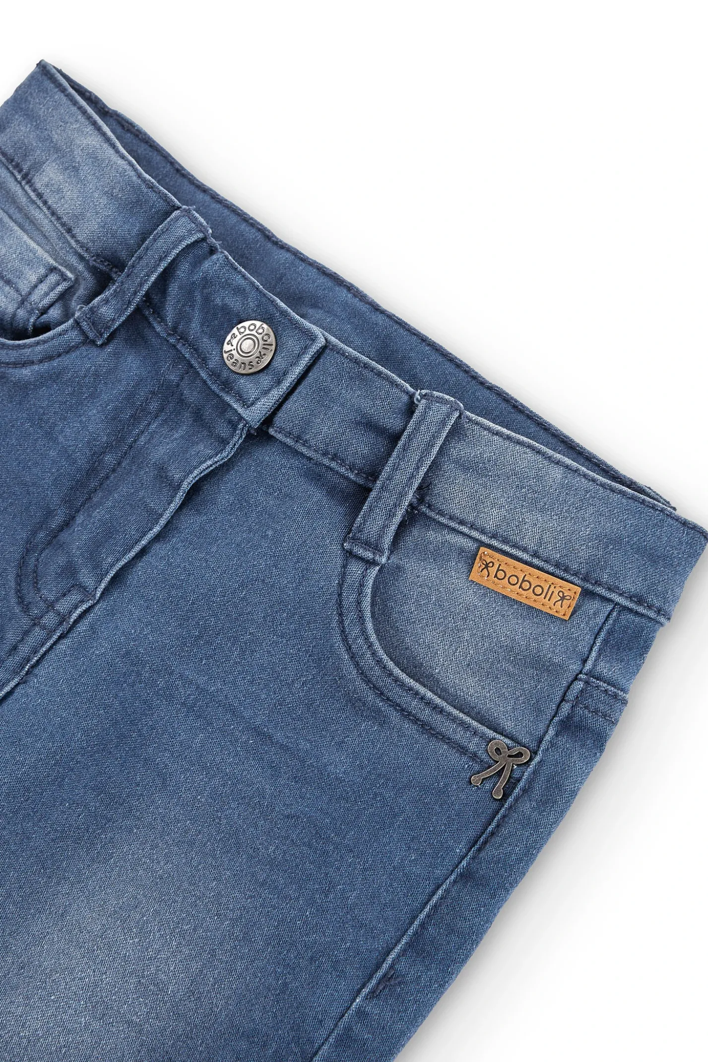Pantaloni denim elastico per ragazza