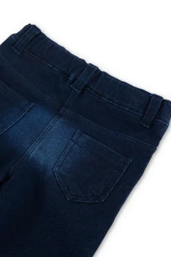 Pantaloni felpati denim per bimba