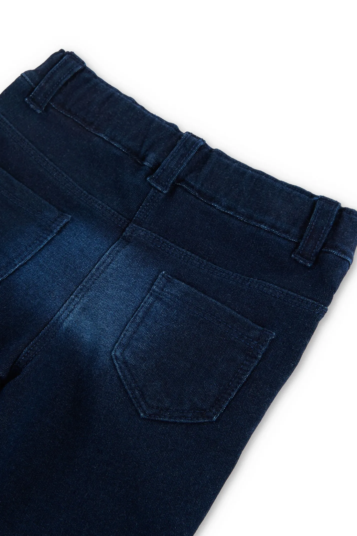 Pantaloni felpati denim per bimba