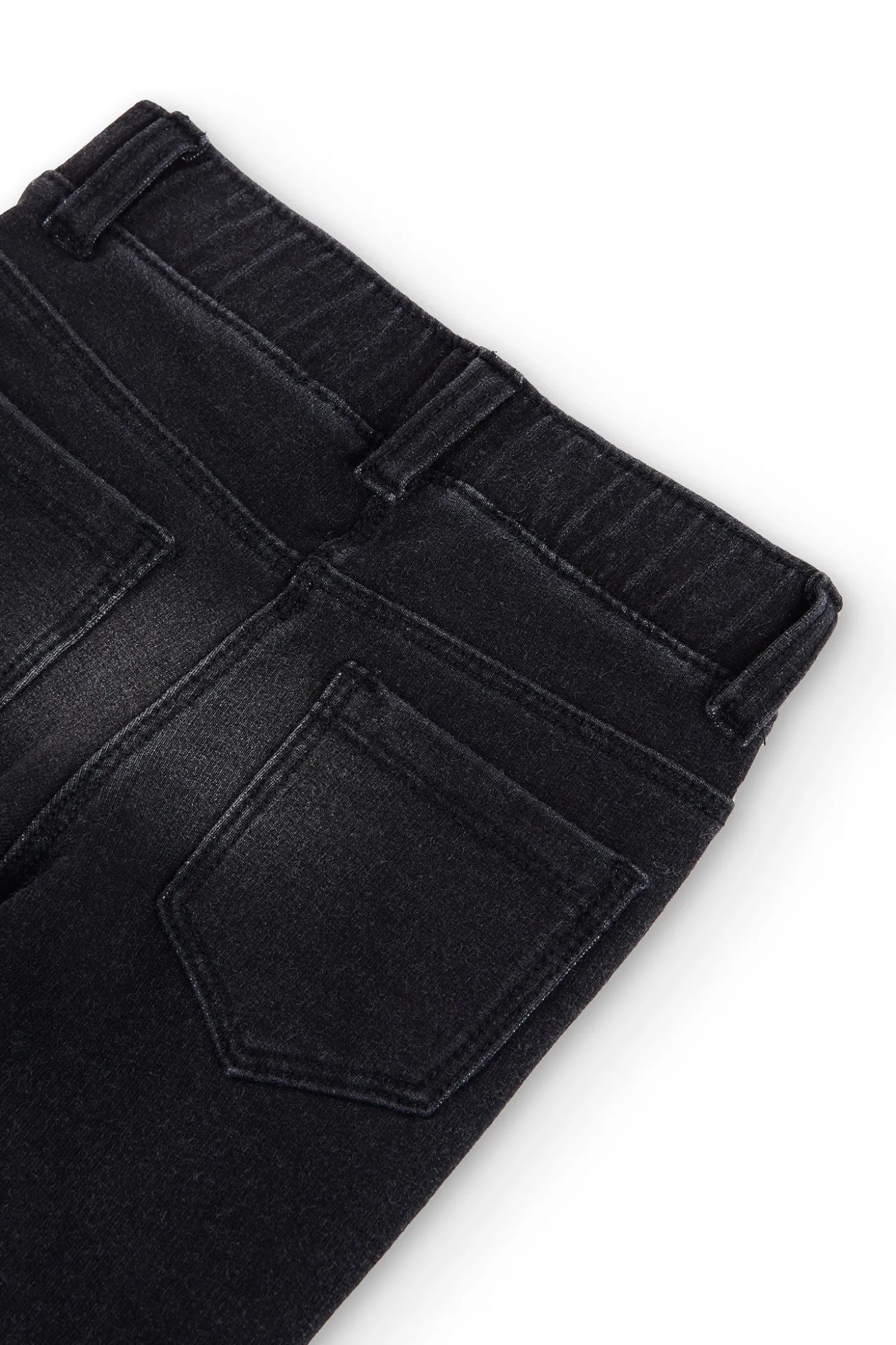 Pantaloni felpati denim per bimba