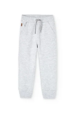 Pantaloni in felpa da bambino in vigoré grigio