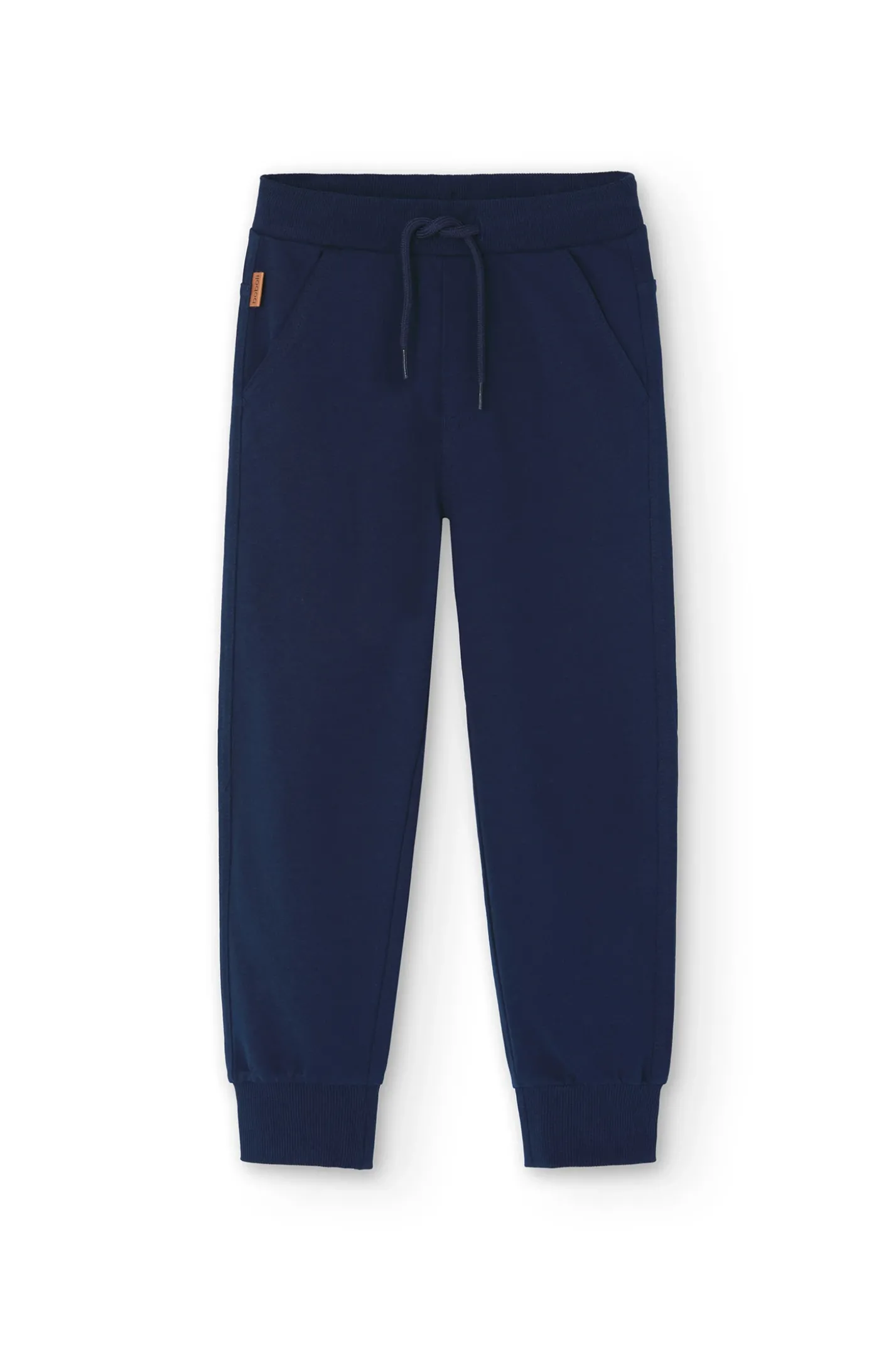 Pantaloni in felpa da bambino in blu marino