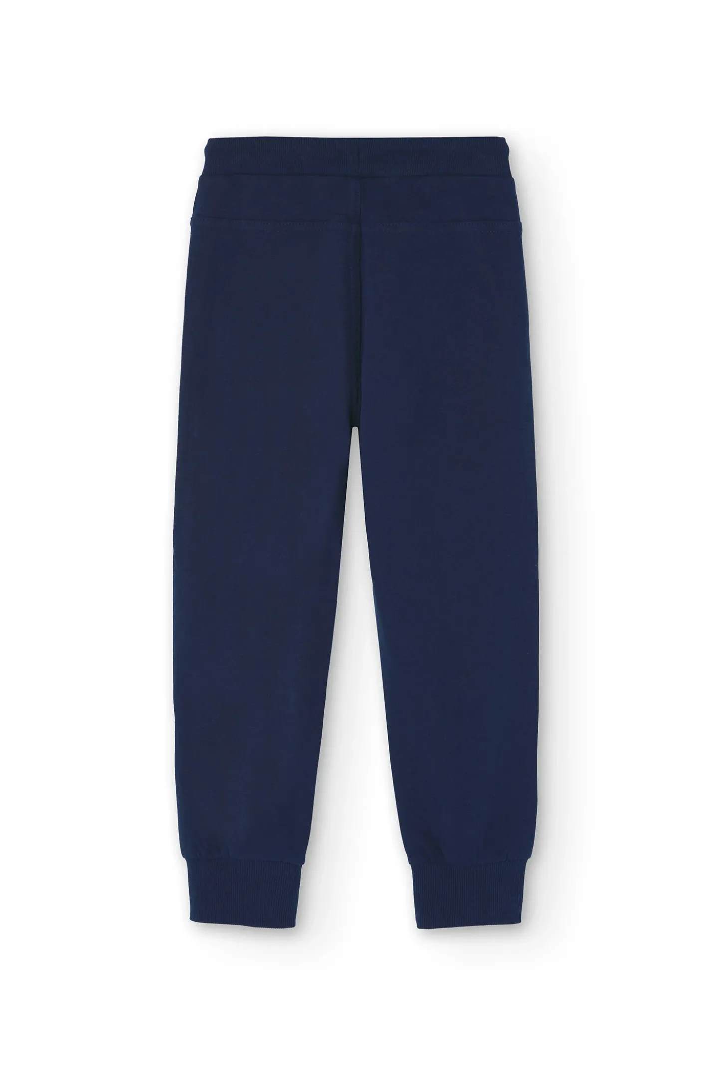 Pantaloni in felpa da bambino in blu marino