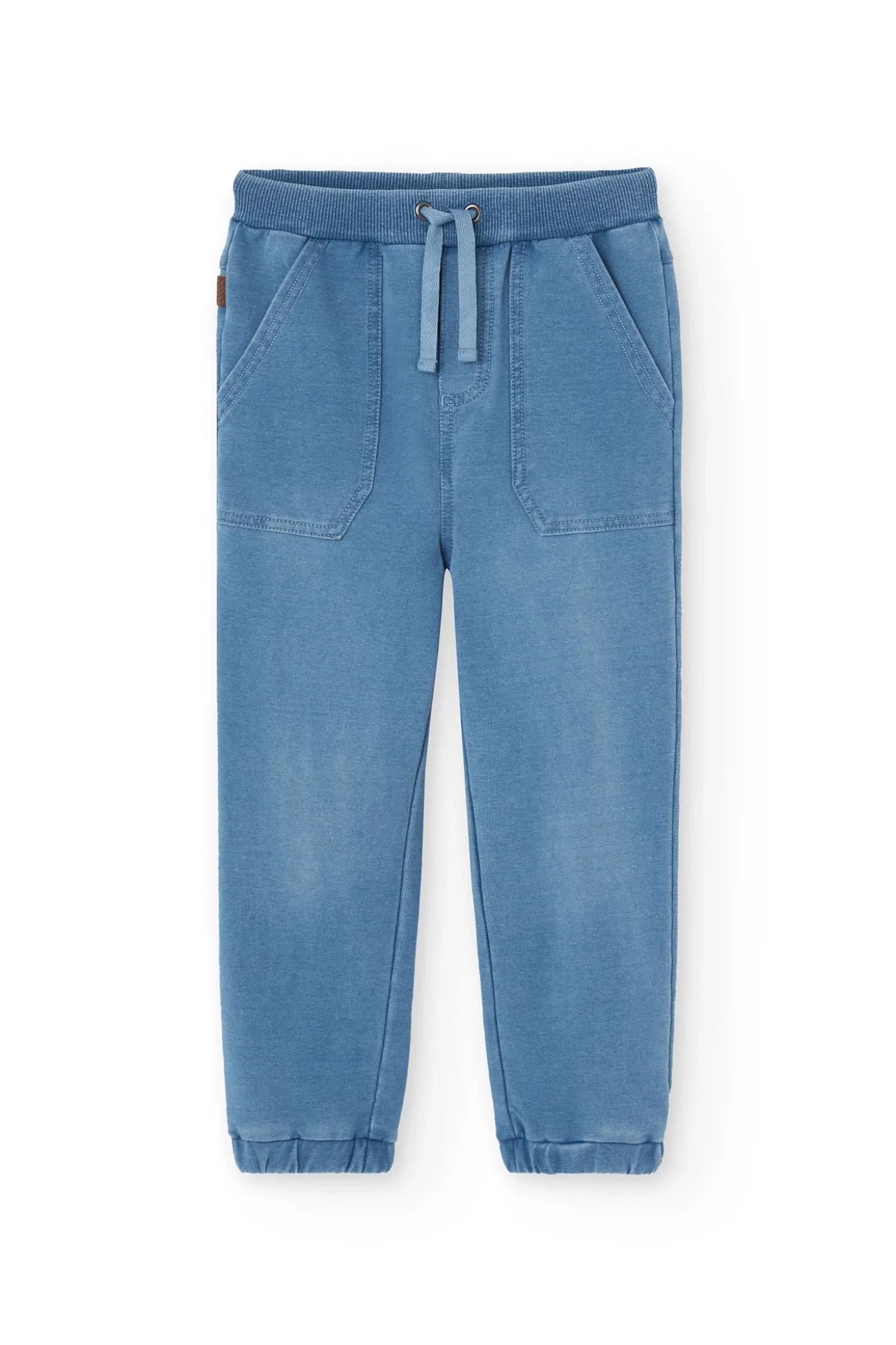 Pantaloni in felpa denim da bambino