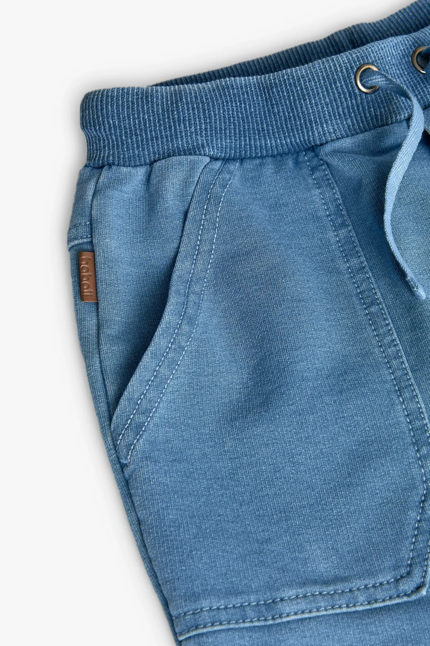 Pantaloni in felpa denim da bambino
