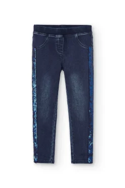 Pantaloni jeans elasticizzati per ragazza
