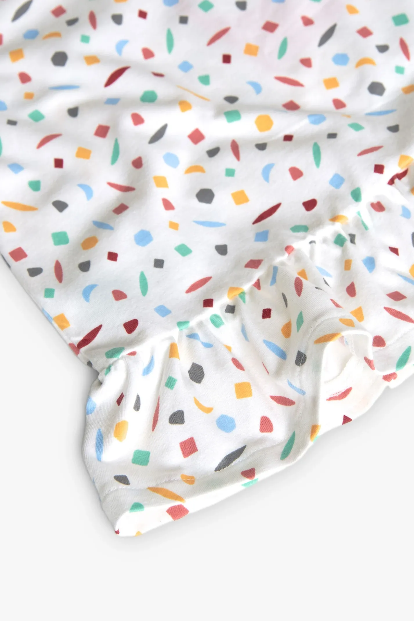 Pigiama a bretelle in maglia per bambina con stampa multicolore