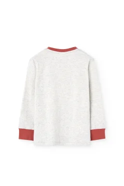 Pigiama in maglia per bambino con stampa