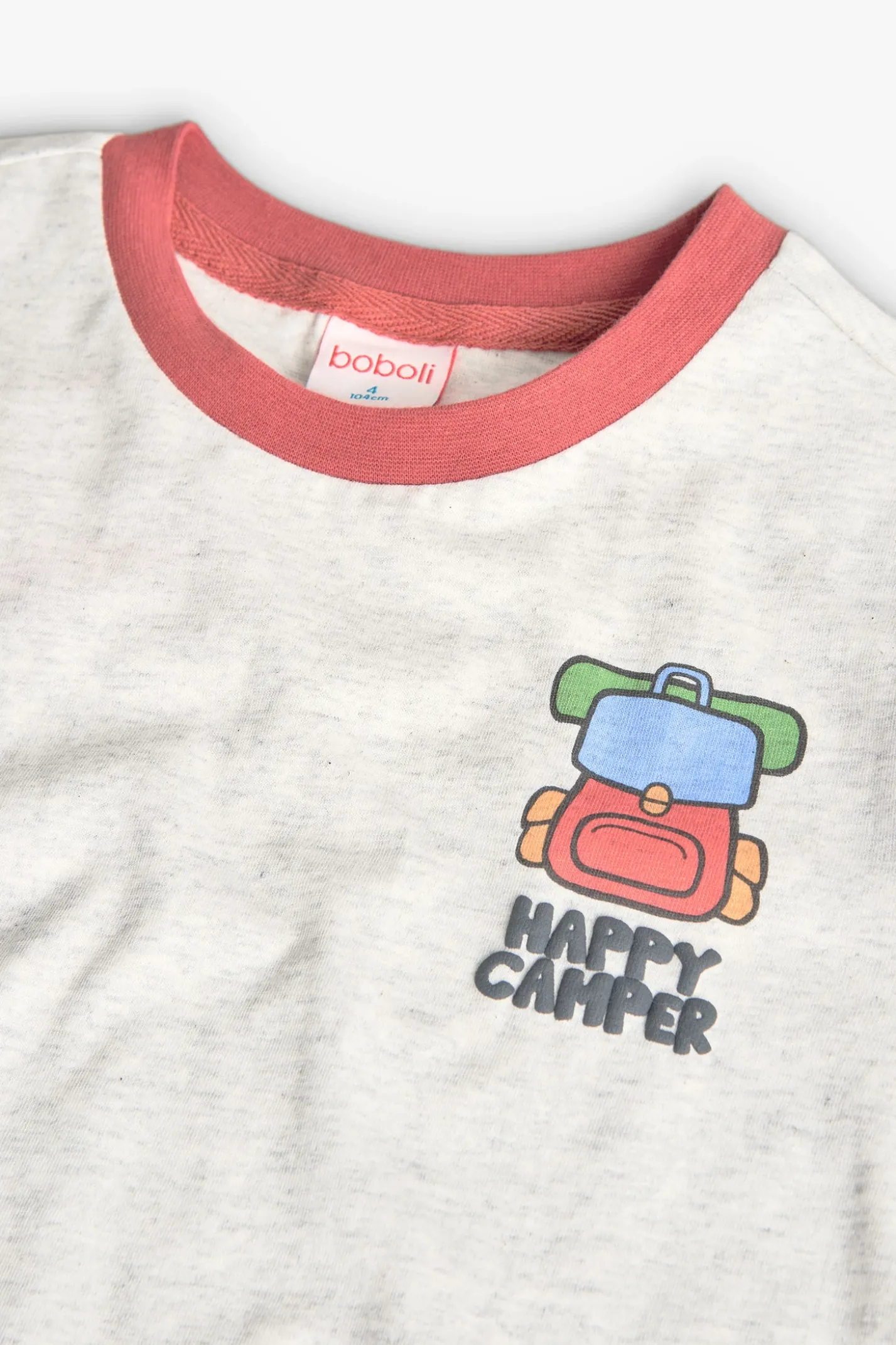 Pigiama in maglia per bambino con stampa