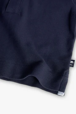 Polo piqué per bambino in colore blu navy
