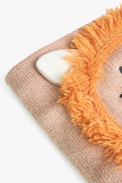 Sciarpa a maglia per neonato in colore beige